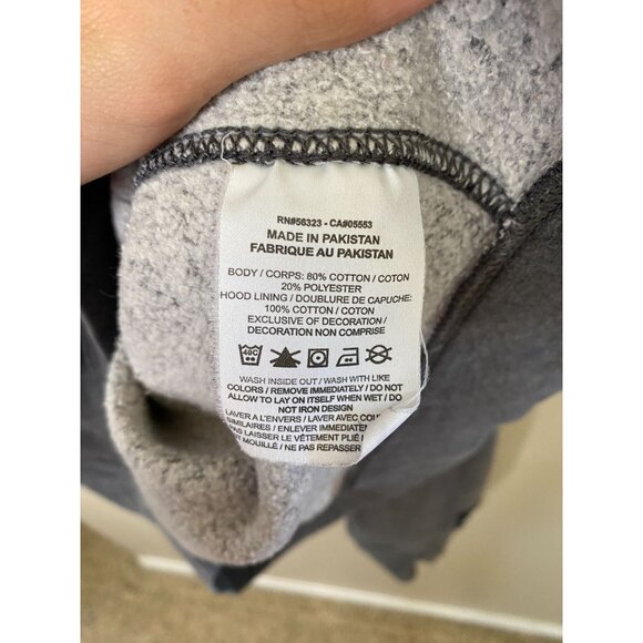 Nike Mens Just Do It Gray Hoodie XL Cotton Blend Casual Wear pocket drawstring - Picture 5 of 6